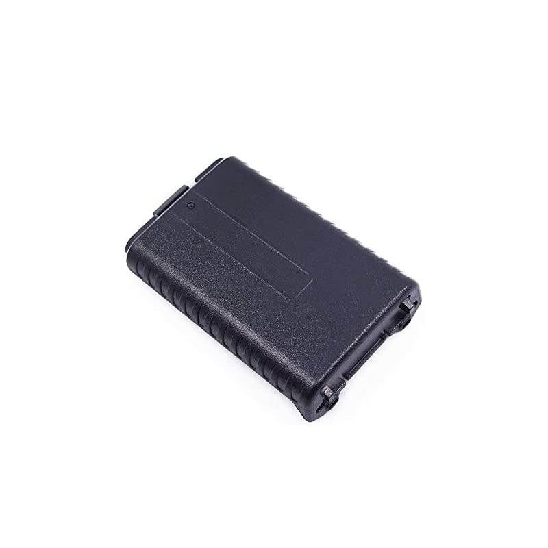 6xAAA Battery Case Shell for Portable UV-5R Series Radio Two Way Transceiver Walkie Talkie (Black)