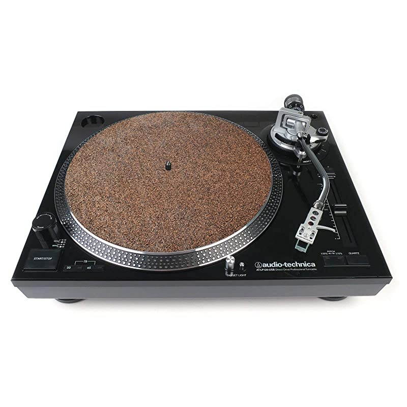 Hi-Fi Cork & Rubber Record Mat - 3mm thick for Universal to All LP(Brown)