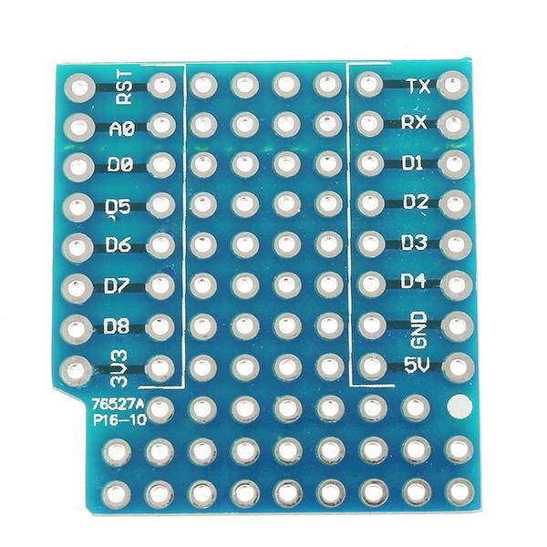 Geekcreit ProtoBoard Shield Expansion Board For D1 Mini Double Sided Perf Board Compatible