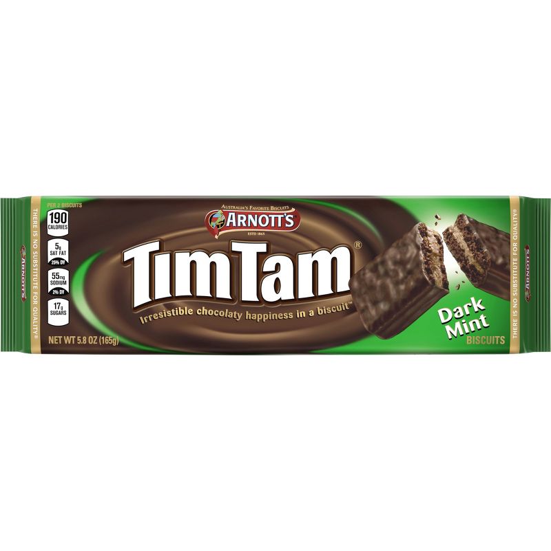 Arnott's Tim Tam Dark Mint Cookies - 5.8oz