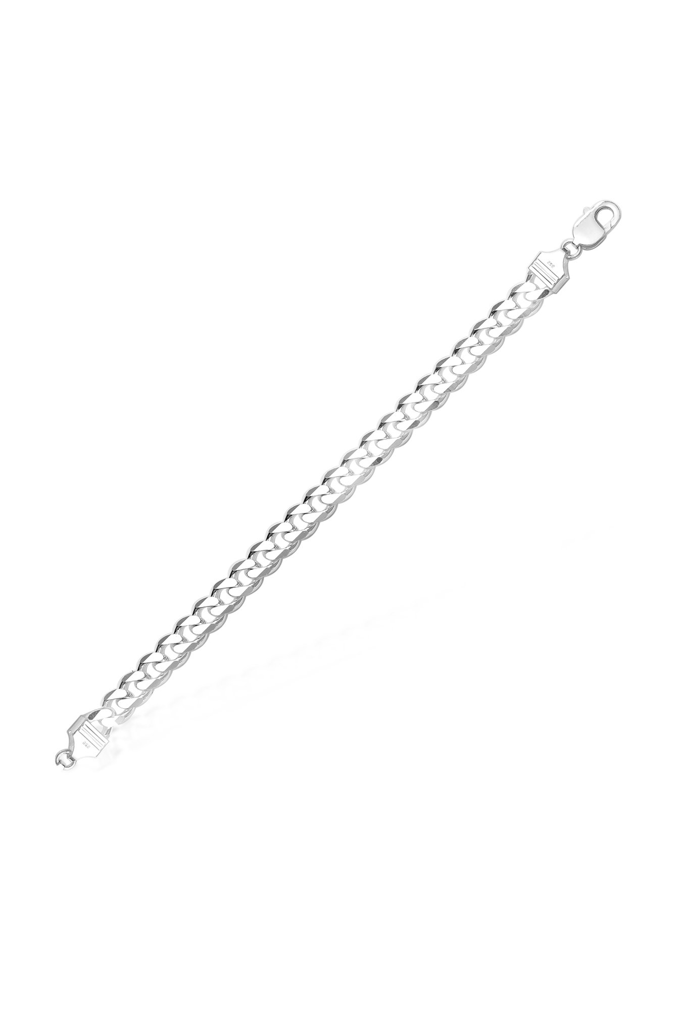 Taraash 92.5 Sterling Silver Curb Chain Bracelet