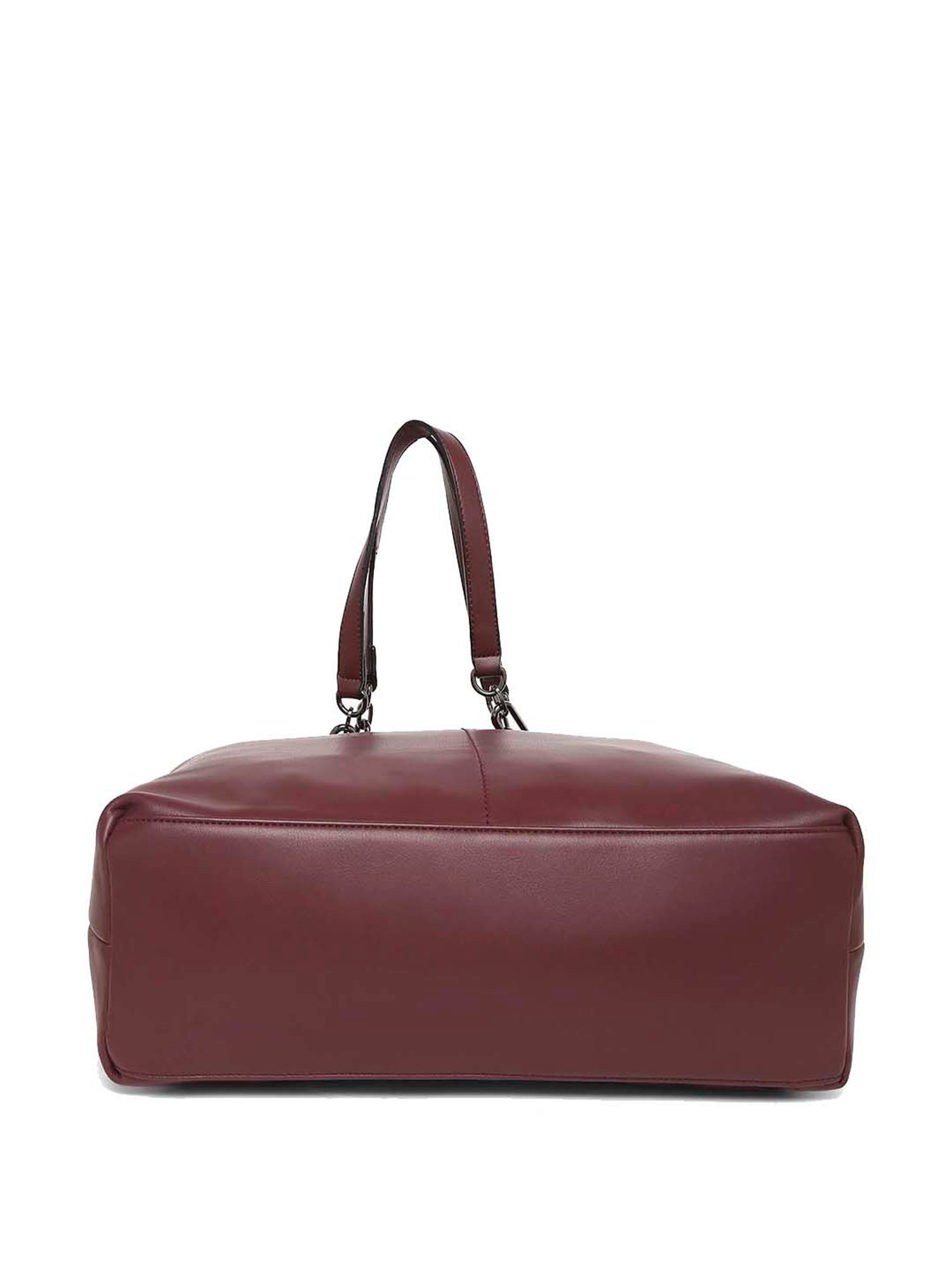 Marina Galanti Maroon Solid Medium Tote Handbag