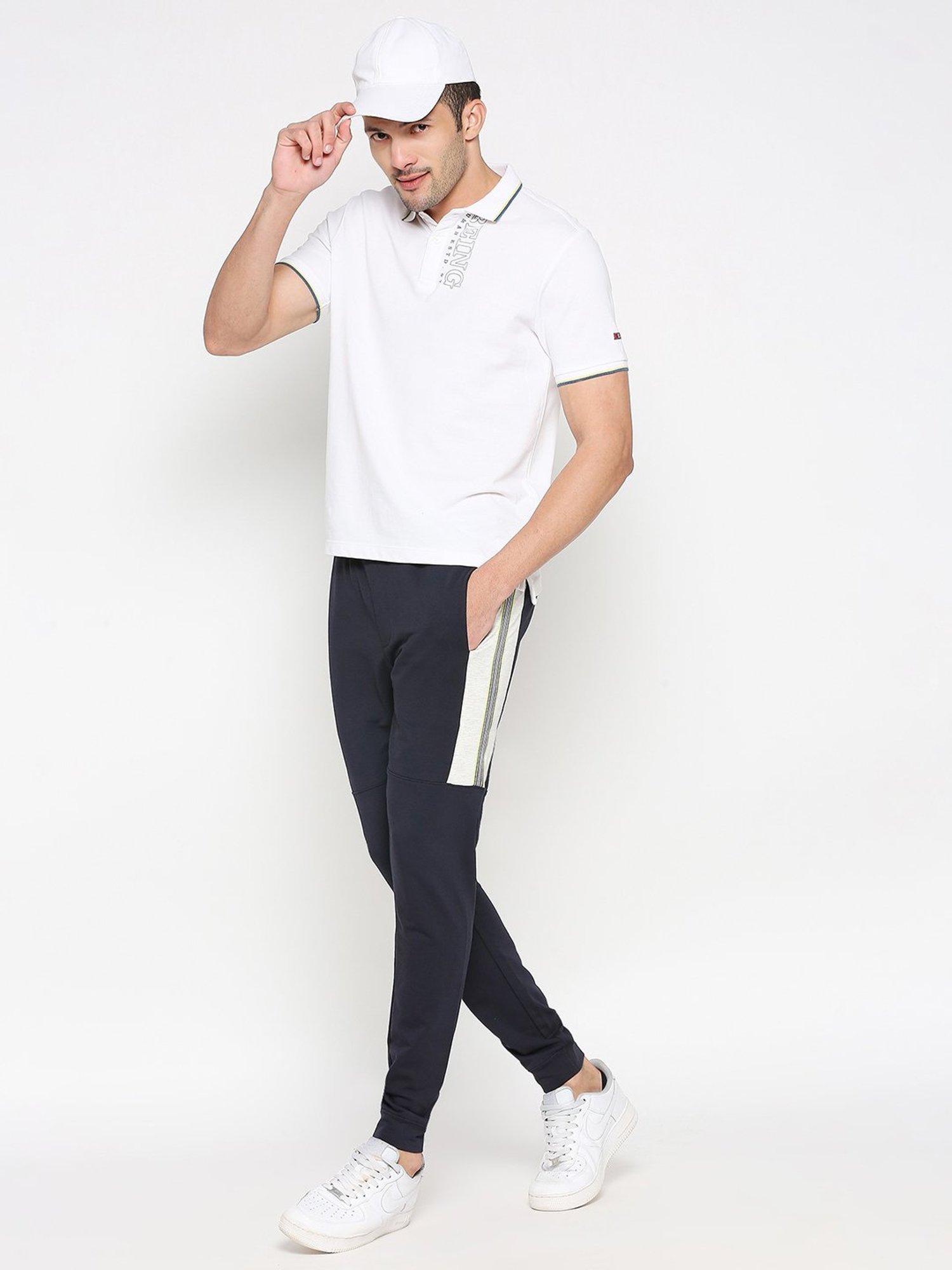 Being Human Navy Regular Fit Joggers