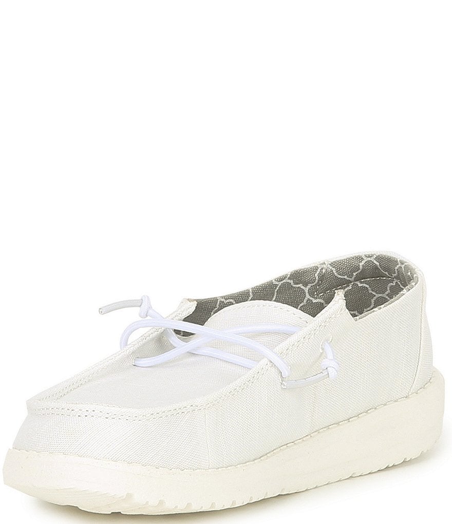 Hey Dude Girls' Wendy Linen Washable Slip-Ons (Toddler)