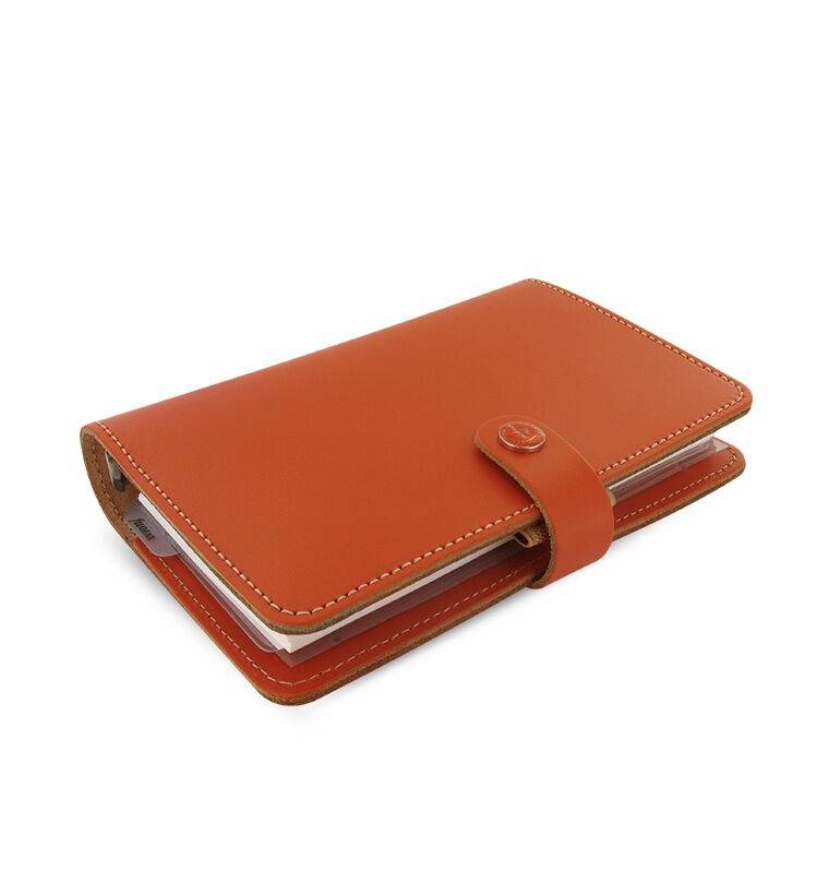 Filofax Original Leather Organizer Personal Burnt Orange  - 022390