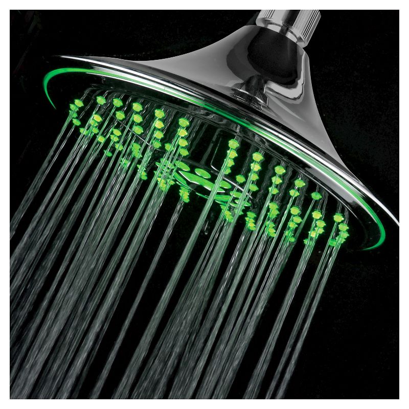 8" LED Color Changing Showerhead Chrome - DreamSpa