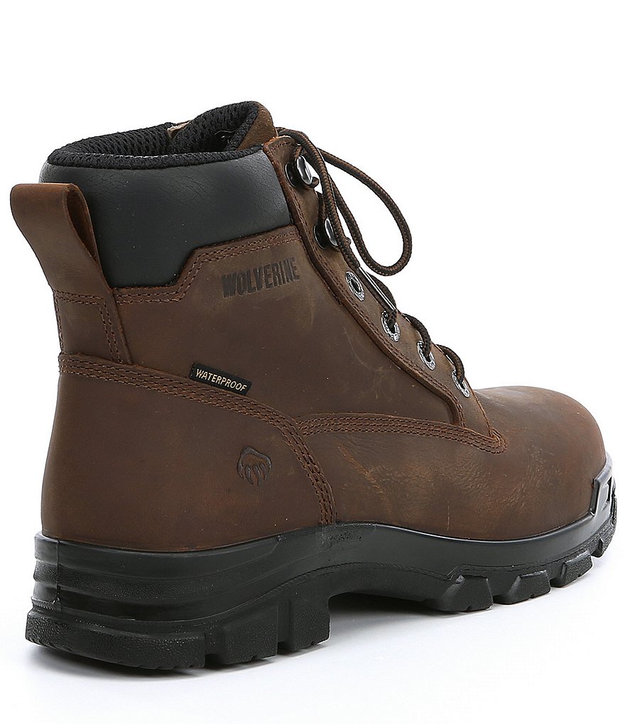 Wolverine Men's Chainhand 6#double; Steel Toe Waterproof Work Boots