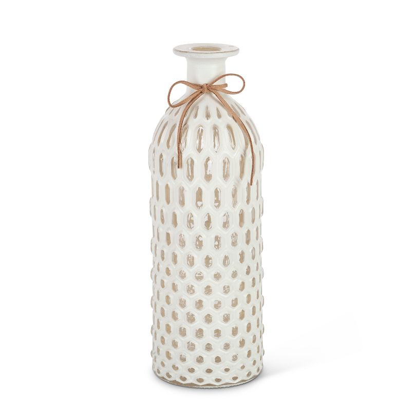 Lone Elm Studios Set of 3 10-inch tall glass vases