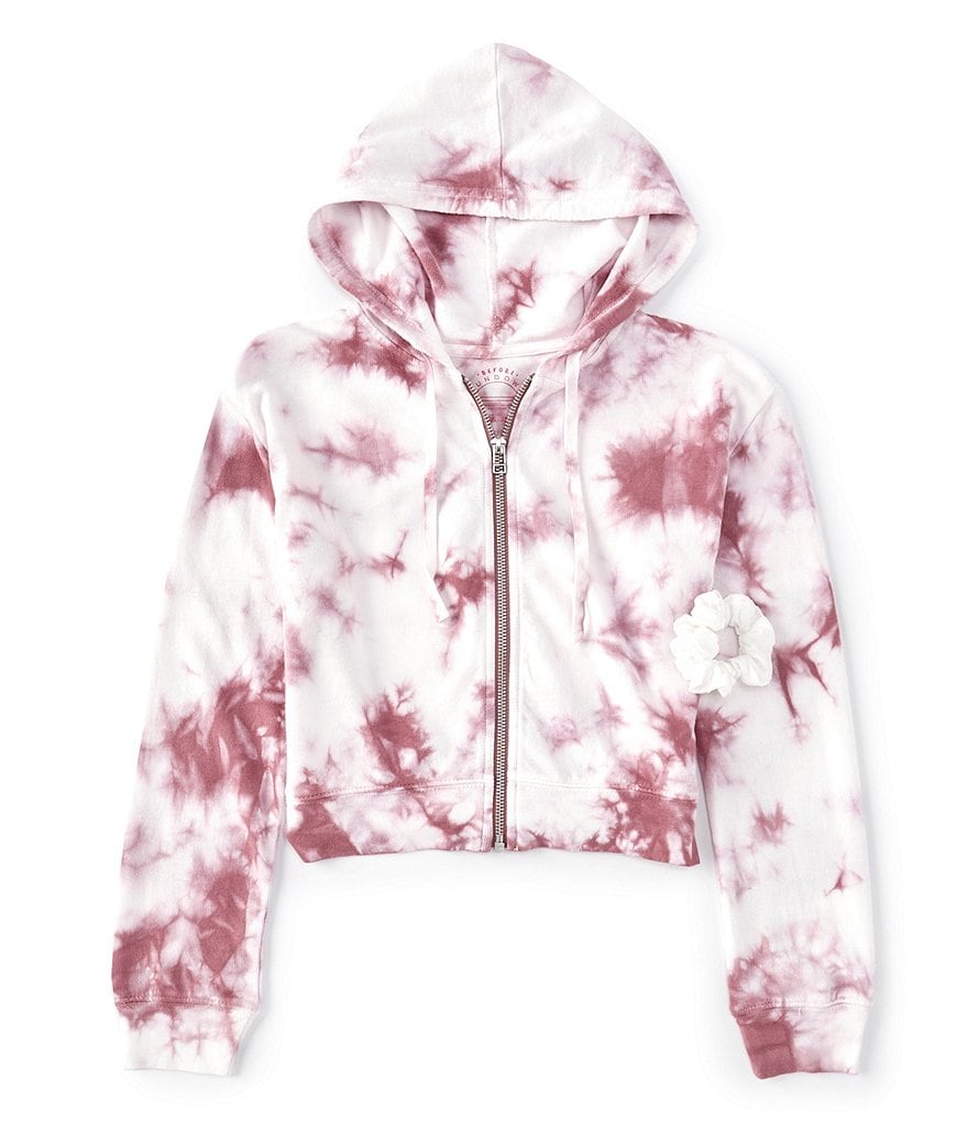 Dream Life Big Girls 7-16 Embossed Heart Cozy Hoodie