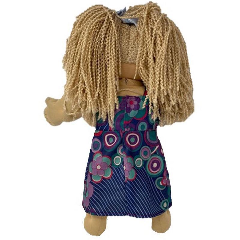 Doll Clothes Superstore Geometric Flower Sundress With Purse Fits Cabbage Patch Kid Dolls