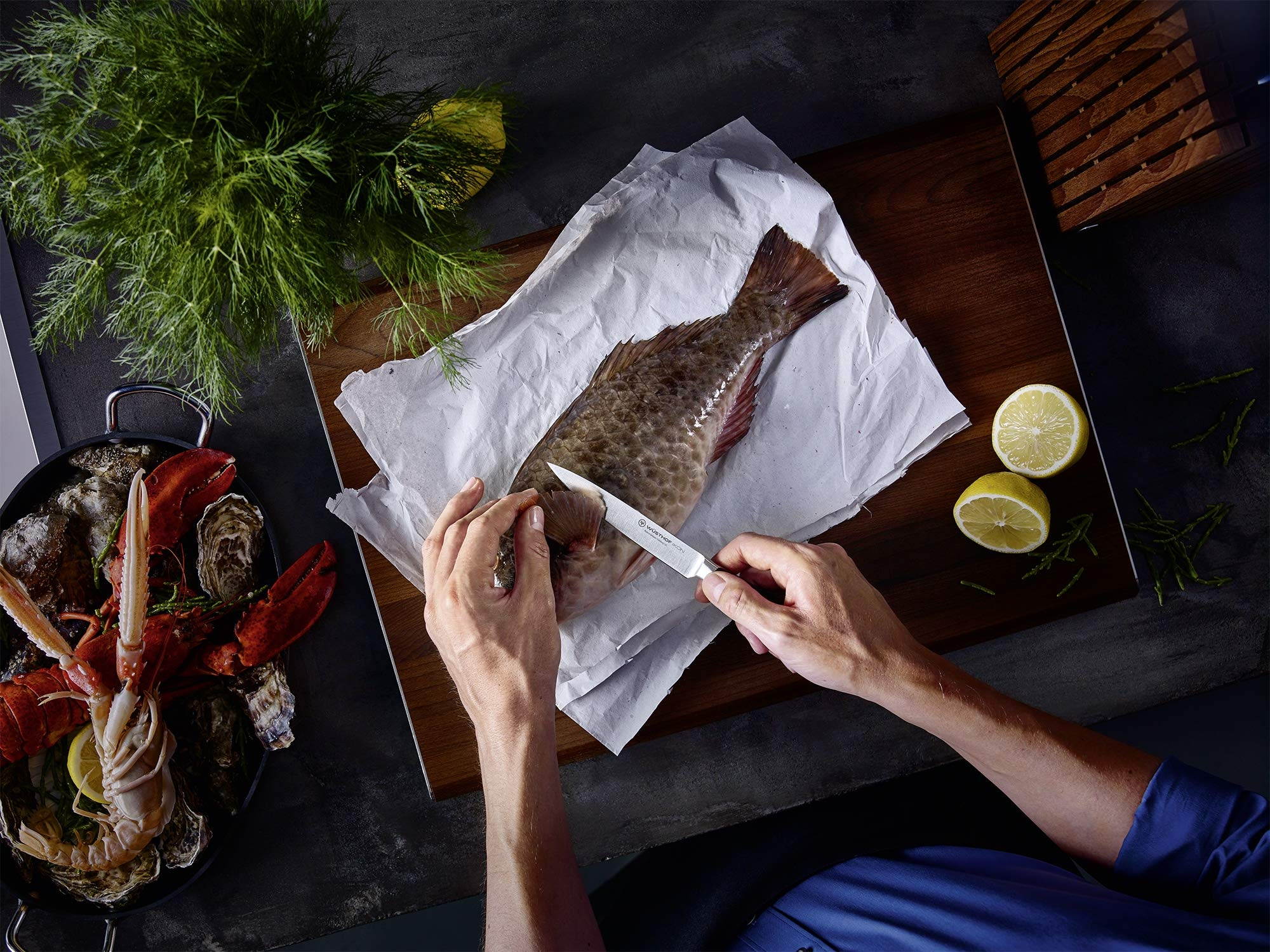 Wusthof Ikon Blackwood Chef's Knife (6")