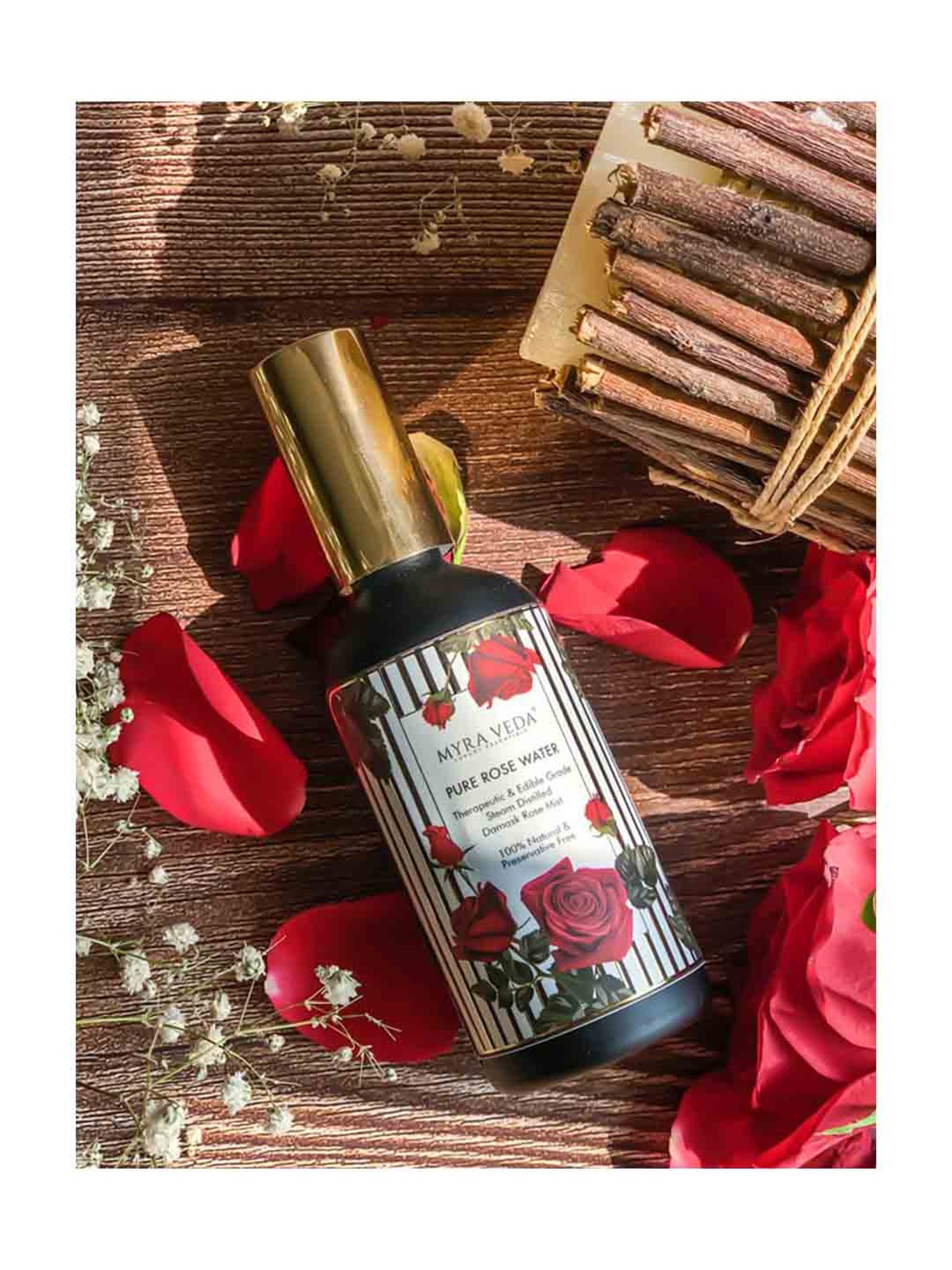 MYRA VEDA LUXURY ESSENTIALS Pure Rose Water - 100 ml