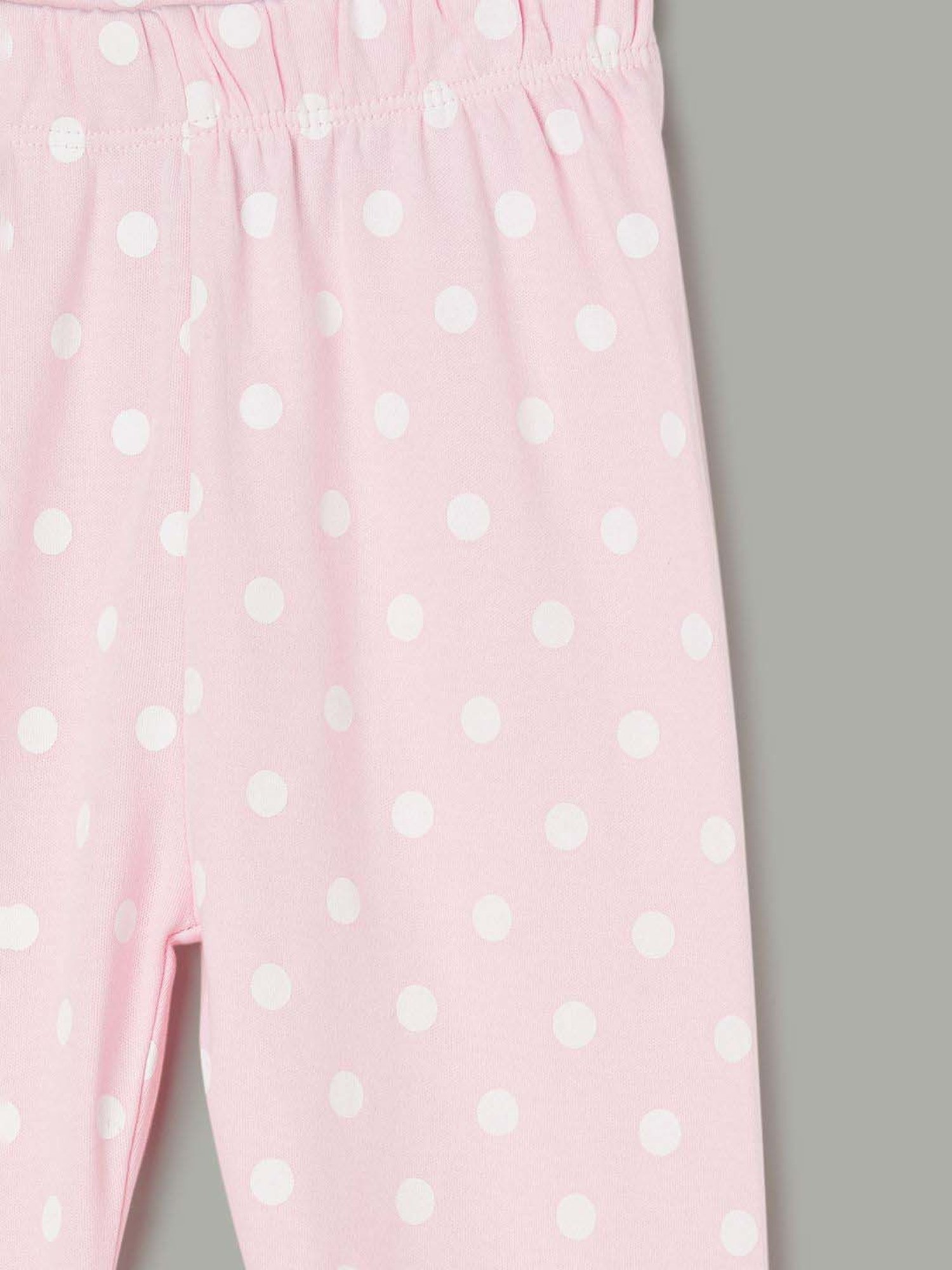 Juniors by Lifestyle Kids White & Pink Cotton Coordinate Set