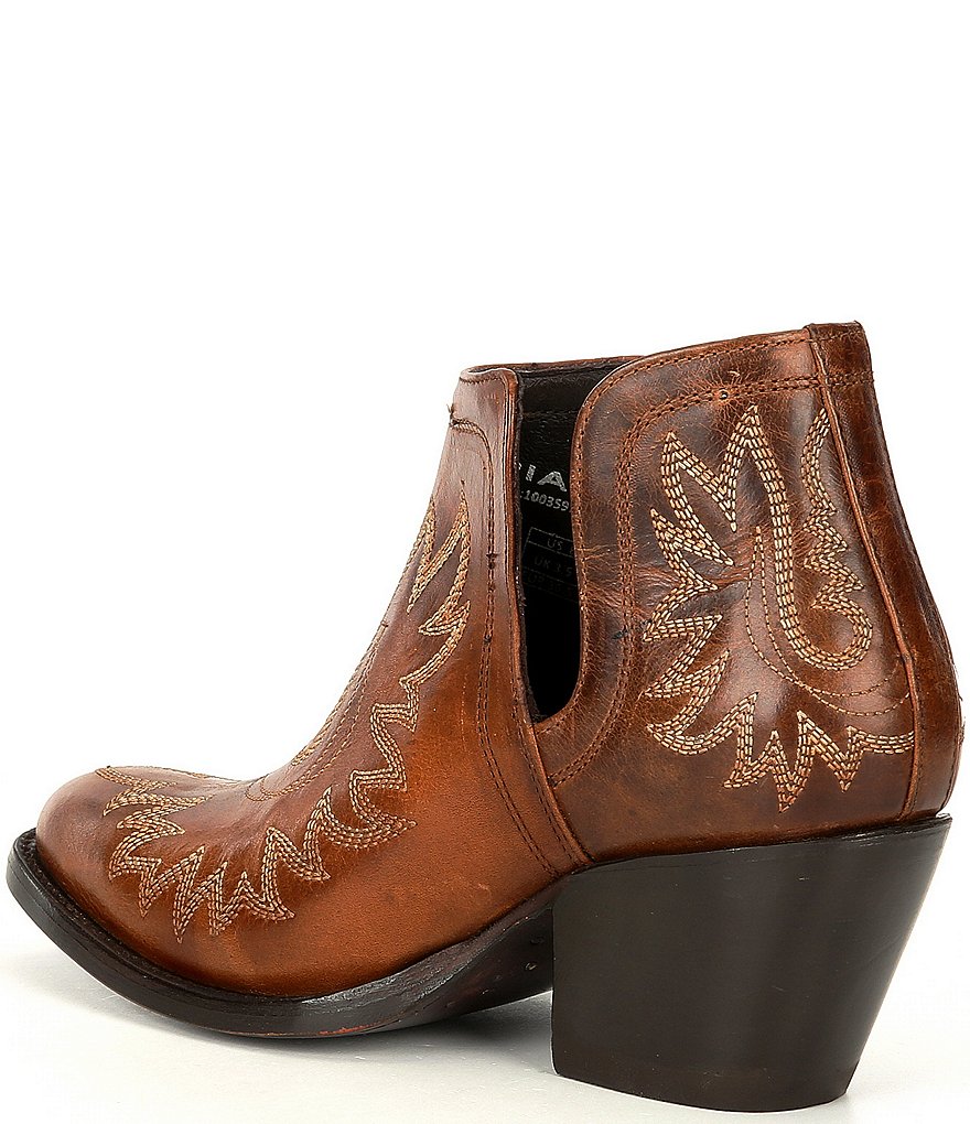 Ariat Dixon R Toe Leather Western Booties