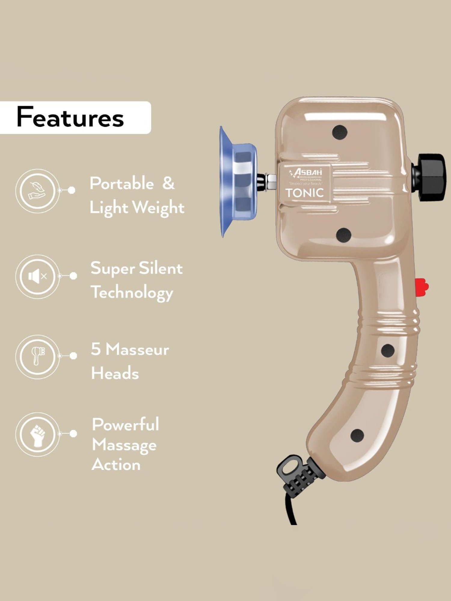 Asbah Professional Tonic Massager