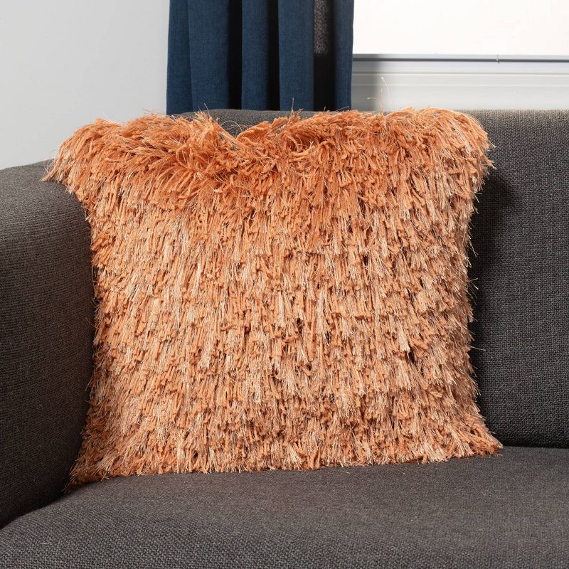 18"x18" Omma Square Throw Pillow Cream - Sure Fit