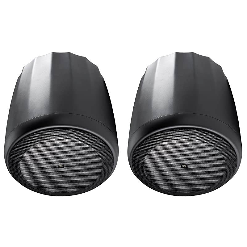 C67HC/T 6.5-Inch Narrow 75&deg; Coverage High Ceiling Hanging Pendant Speaker, Black, Sold as Pair