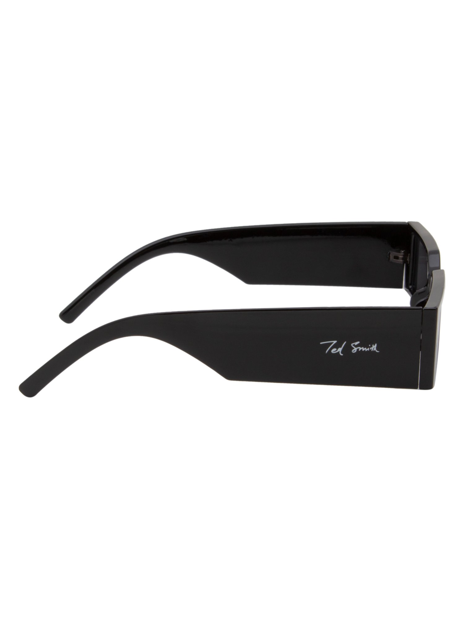 Ted Smith Grey Rectangular UV Protection Unisex Sunglasses