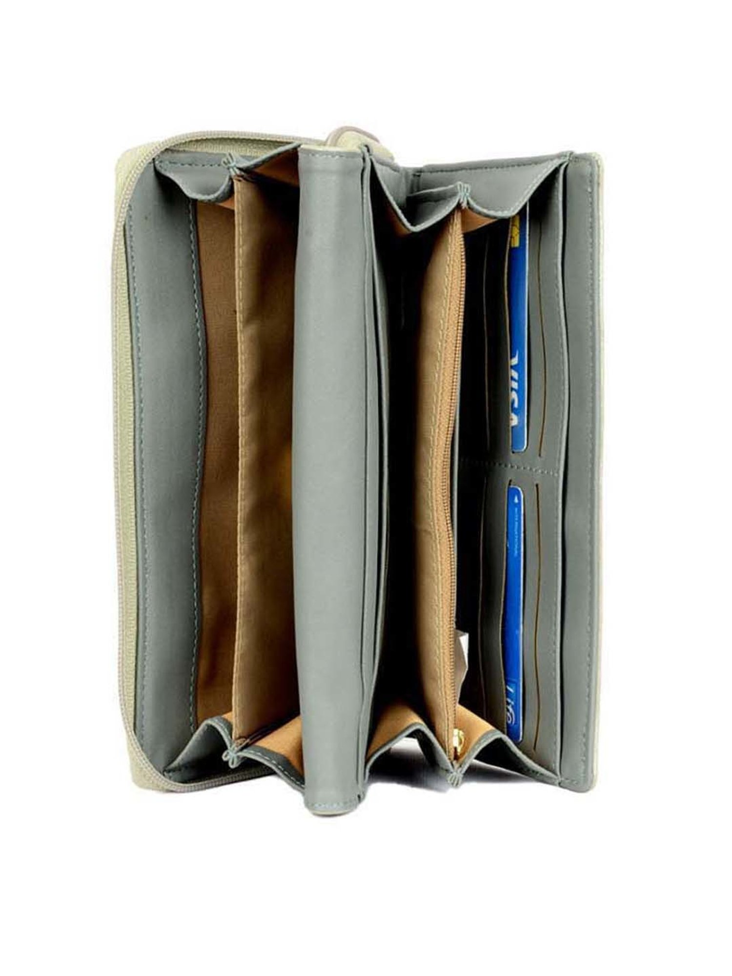 Baggit Green Solid Wallet for Women