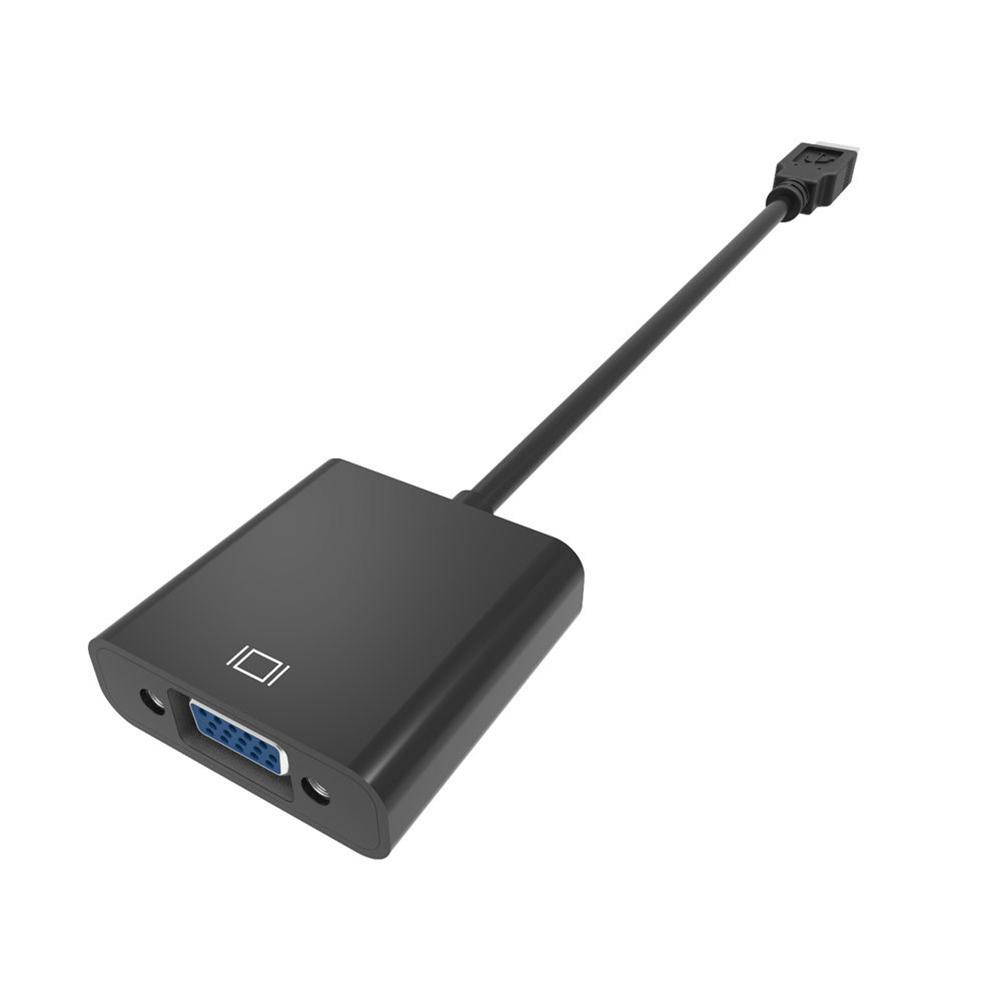 Black USB 3.0 2.0 to VGA 1080P Multi-display Adapter Converter For Computer Projector