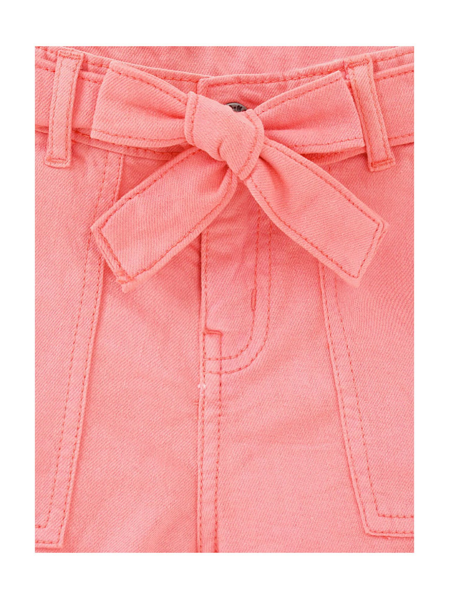 United Colors of Benetton Kids White Solid Shorts