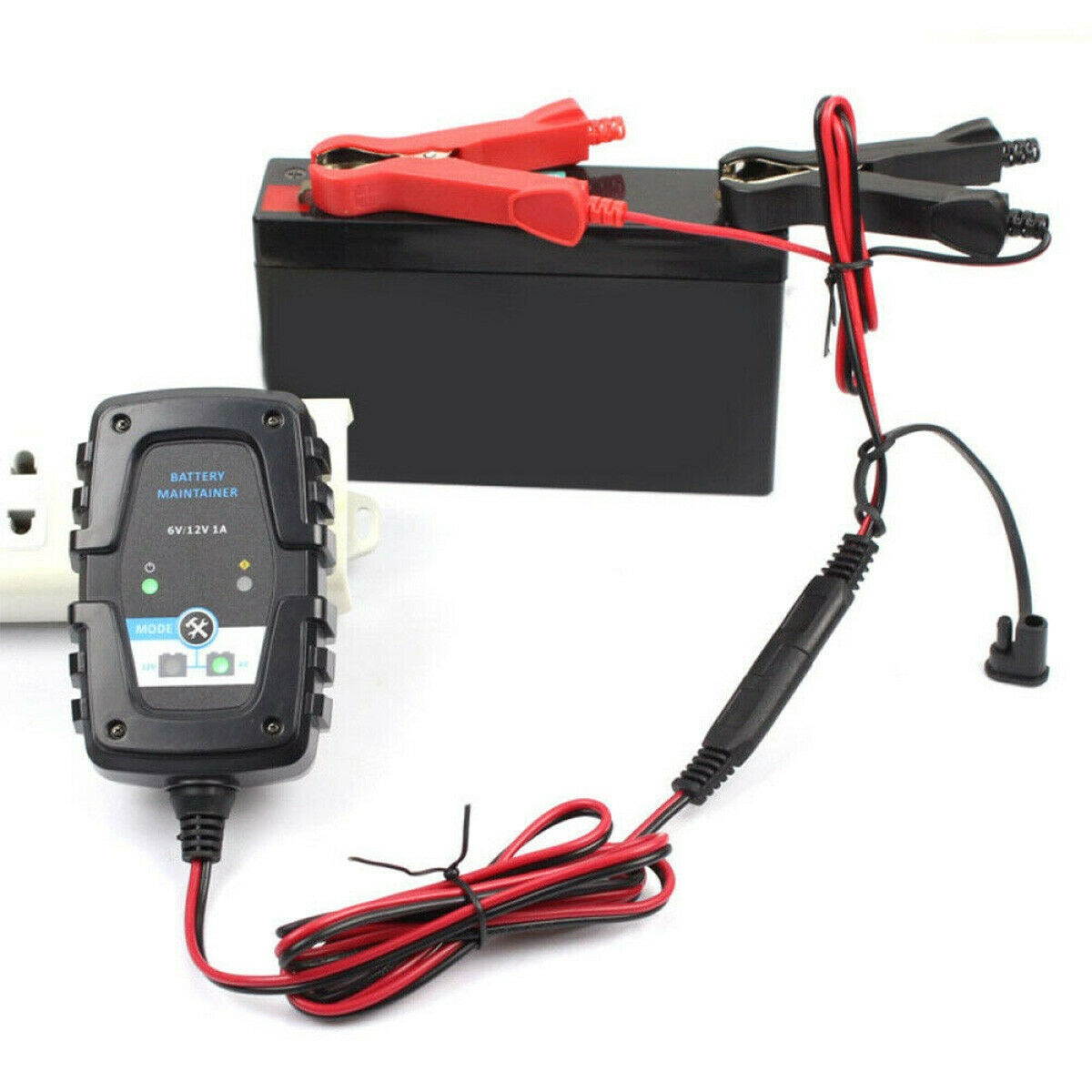 6Outlet + 2 USB 1050 Joule Surge Protector Power Strip with 25Ft Long Extension Cord White UL Listed