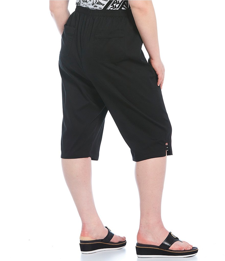 Vince Camuto Plus Size Tencel Drawstring Shorts