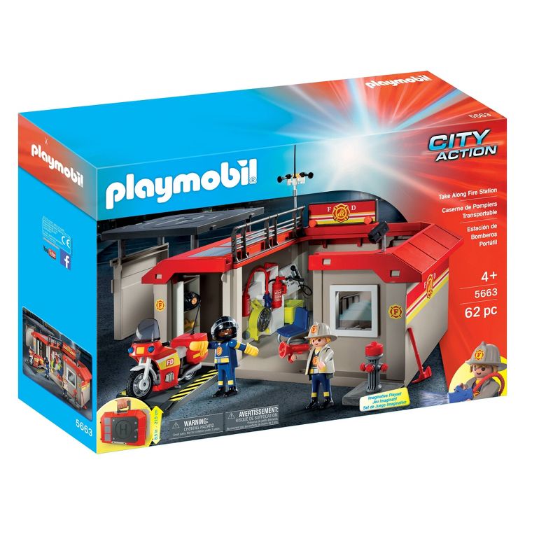 Playmobil Take Along Fire Station