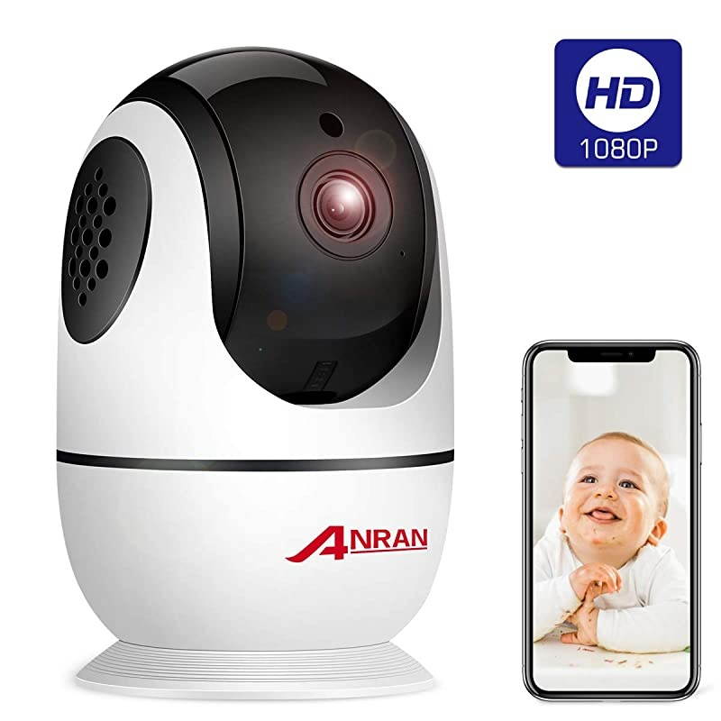 Wireless Security Camera 1080p Home Smart WiFi Camera Indoor 360 Degree PanTiltfor PetElderBaby Monitor with Panoramic View Night VisionTwoWay AudioMotion Detection24G WiFi No TF Card