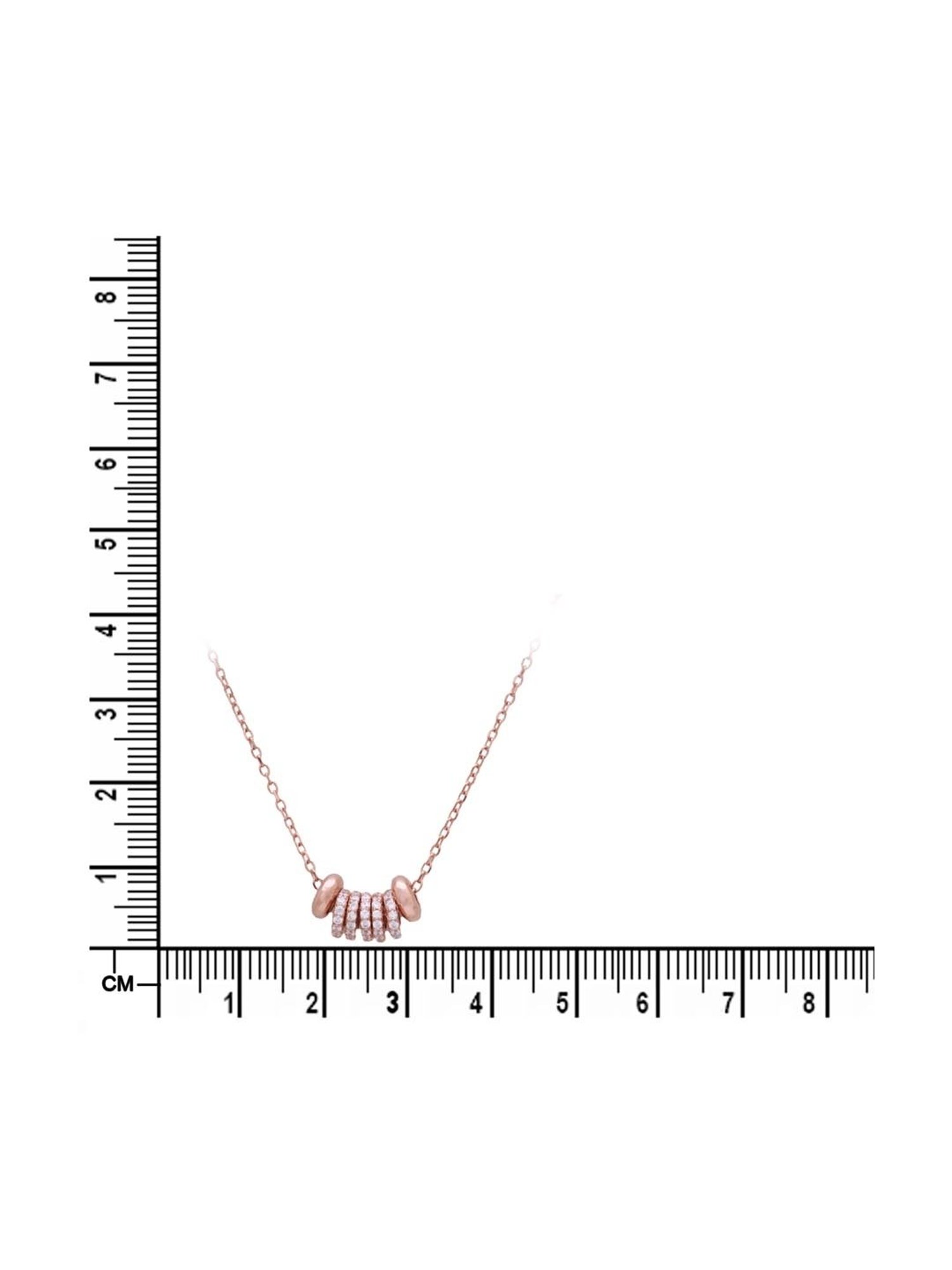 Anayra 92.5 Sterling Silver Pendant with Chain for Women