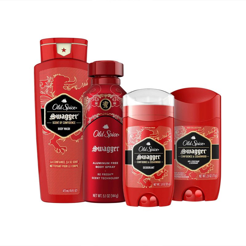 Old Spice Aluminum Free Swagger Body Spray for Men - 5.1oz