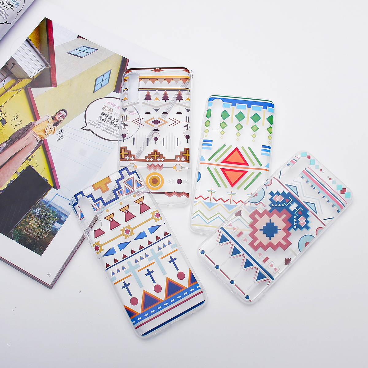 Bakeey Translucent Soft TPU Shockproof Protective Case Cover for Samsung Galaxy A50 2019 02