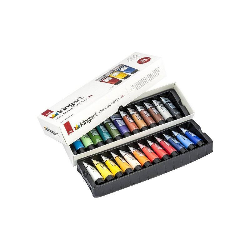 Kingart 24ct 22ml Acrylic Paint Set