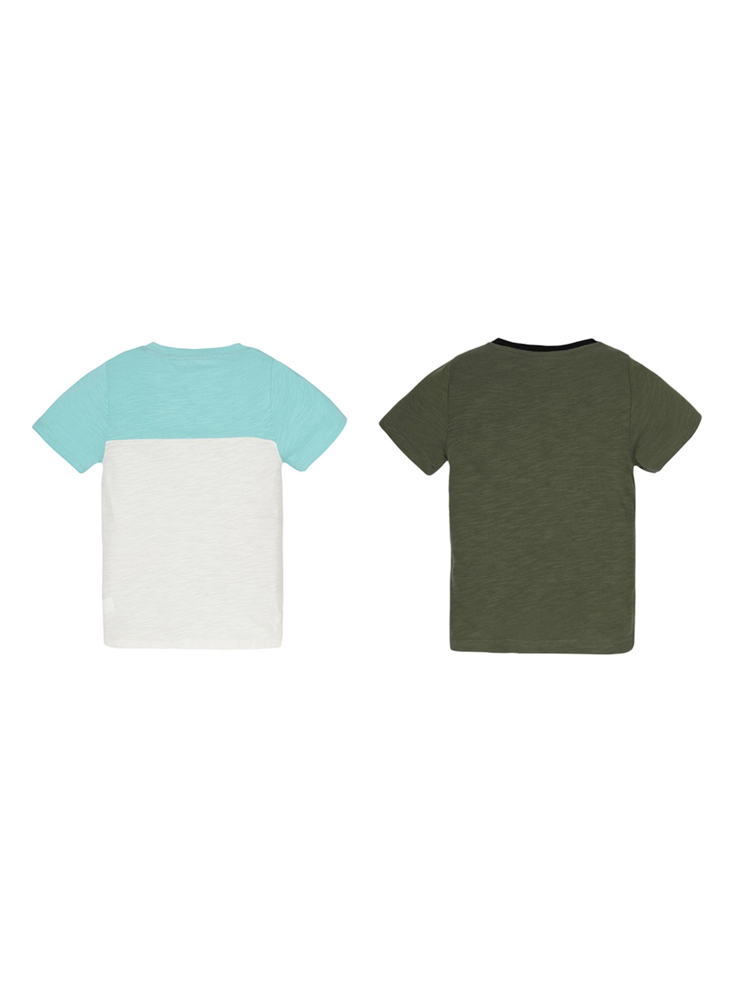 Plum Tree Kids Multicolor Printed T-Shirt (Pack Of 2)