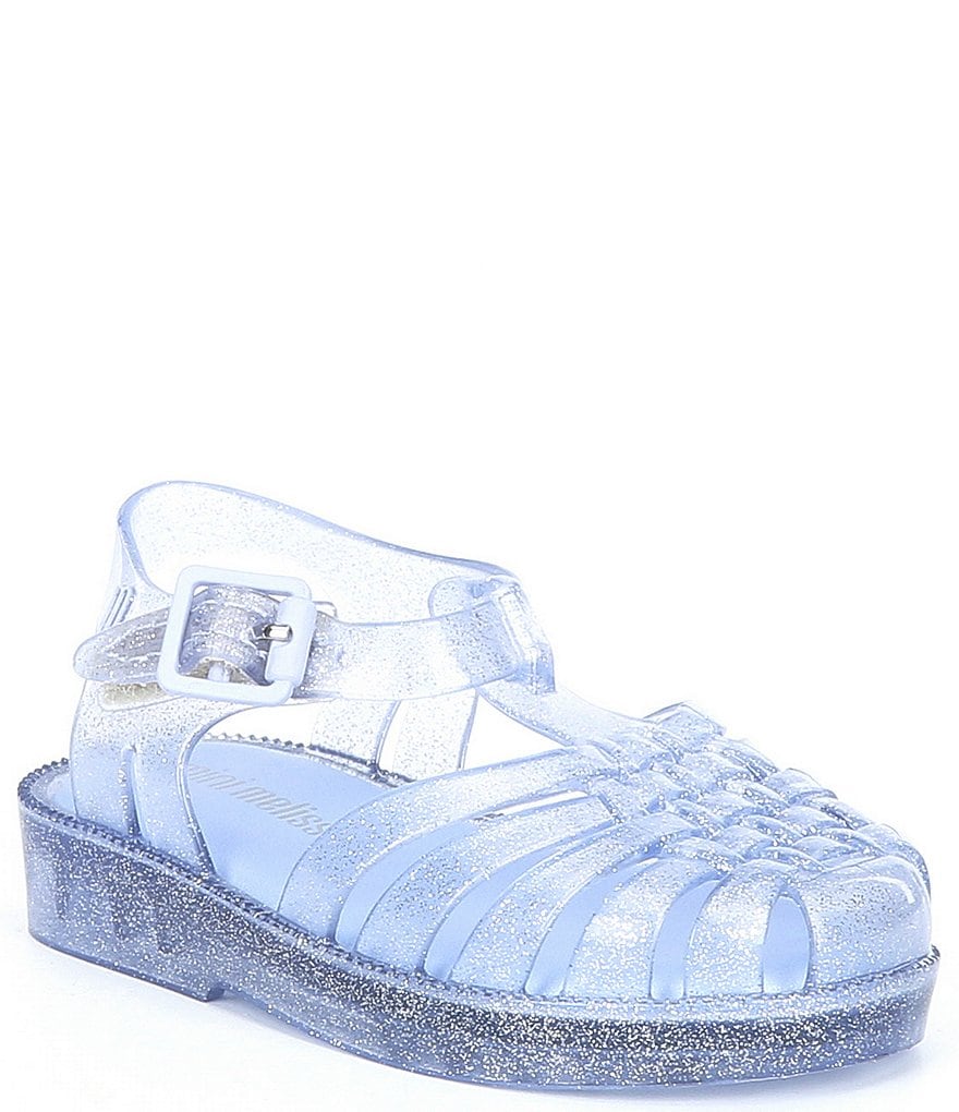 Mini Melissa Girl's Mini Possession Glitter Fisherman Sandals (Infant)