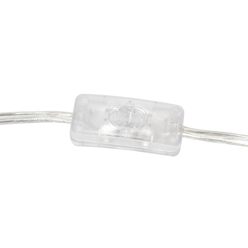 Metal Mesh Industrial Table Lamp White - Simple Designs