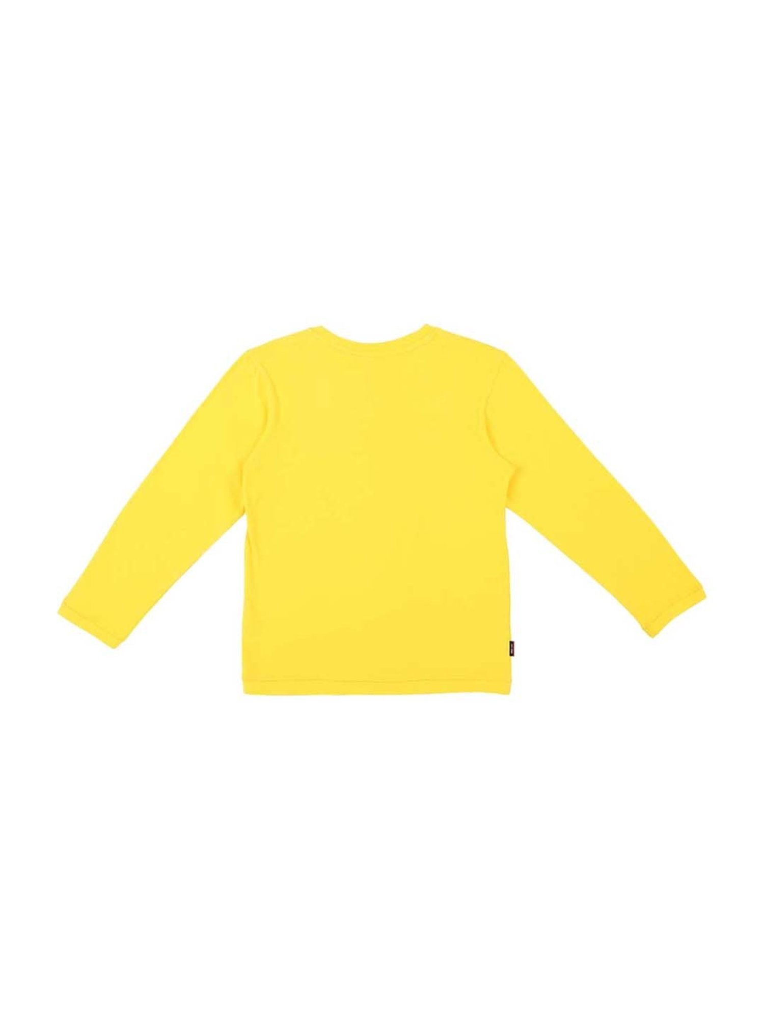 Gini & Jony Boys Yellow & Blue Cotton Printed T-Shirts (Pack Of 2)