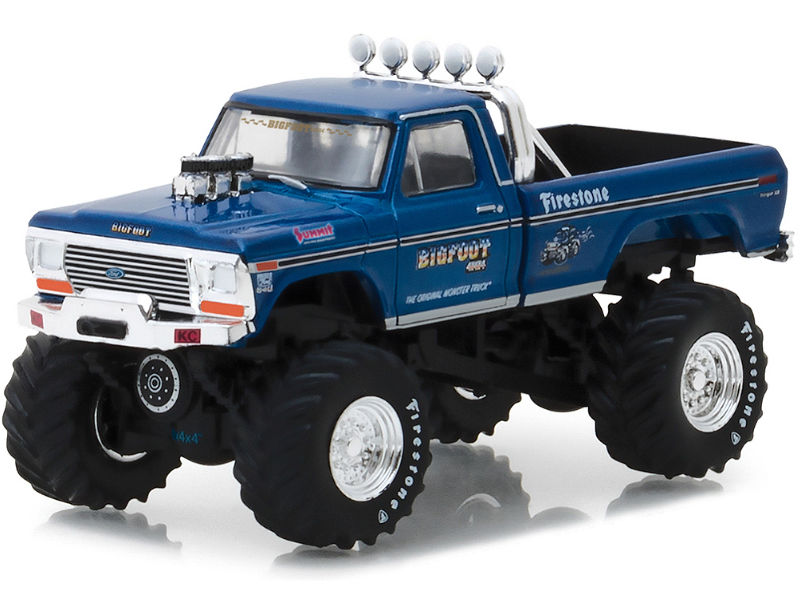 1992 Ford F-250 Monster Truck Yellow "Liquidator" "Kings of Crunch" Series 12 1/64 Diecast Model Car by Greenlight