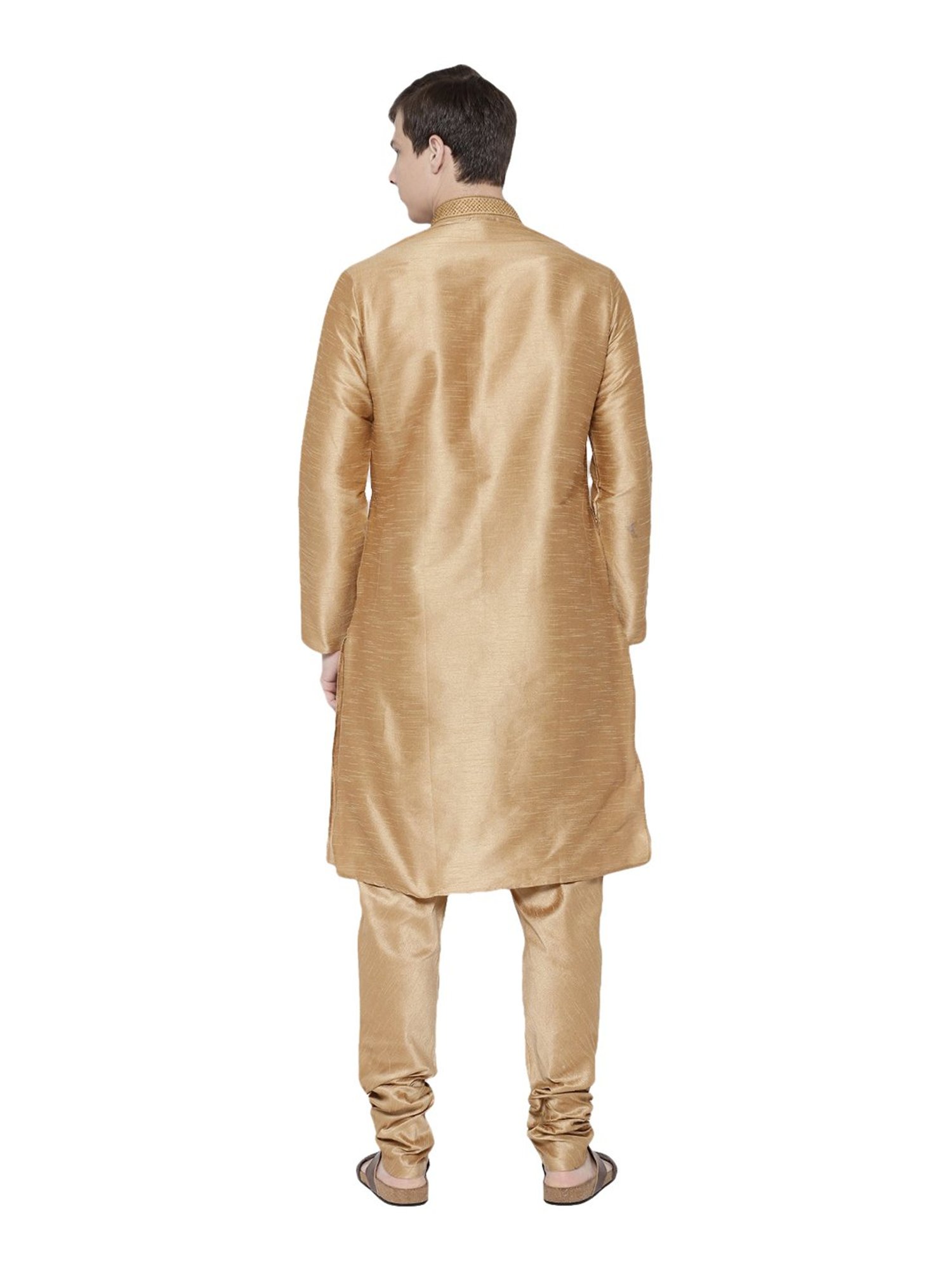 SG LEMAN Gold Kurta Bottom Set