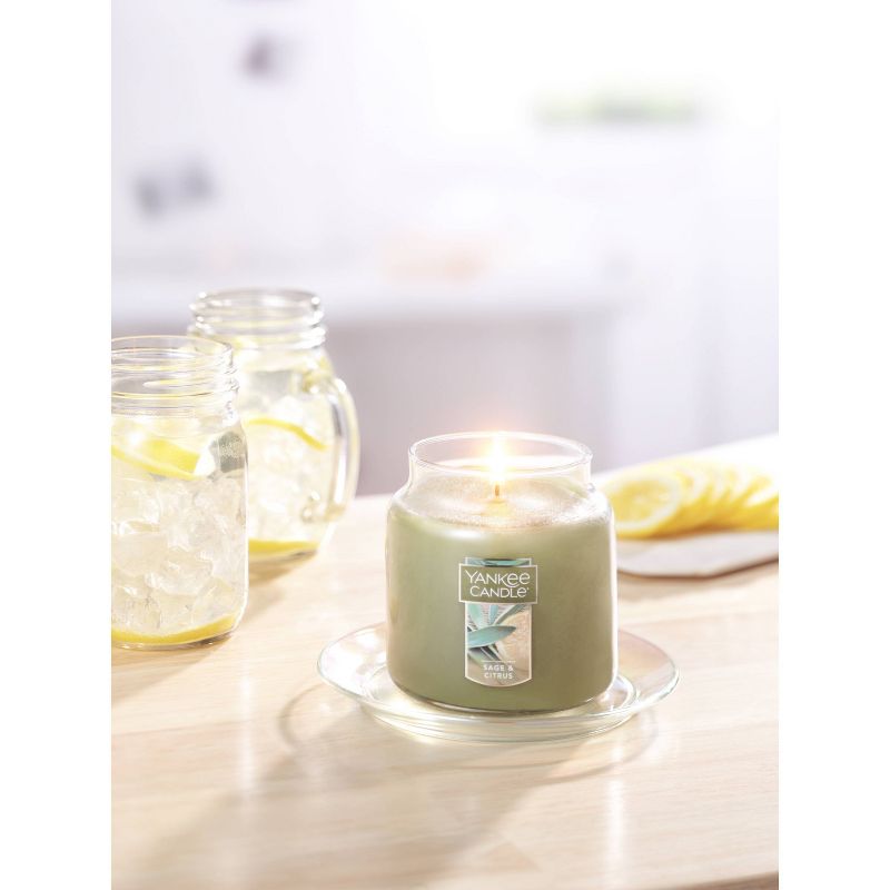 14.5oz Glass Jar Sage and Citrus Candle - Yankee Candle