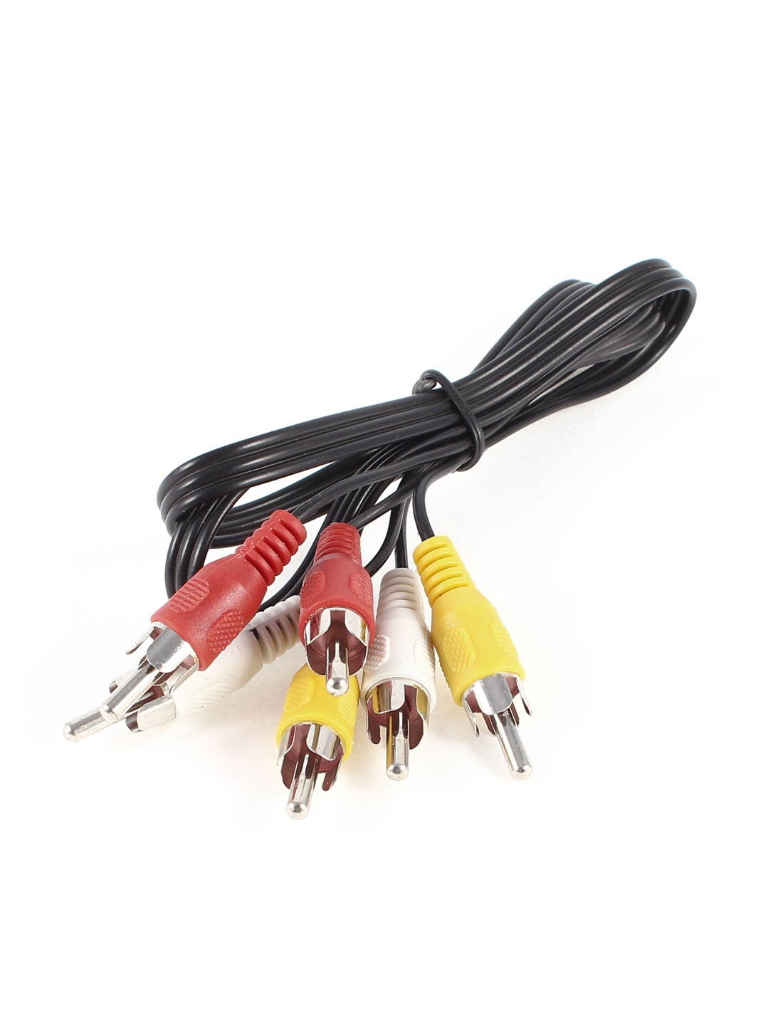 Global Bargains Black 3-Way Audio Video AV RCA Connector Switch Selector Splitter + 70cm Cable