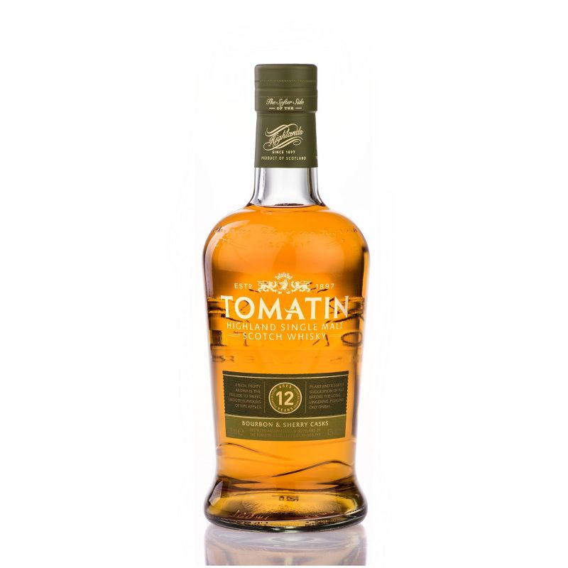 Tomatin 12yr Highland Single Malt Scotch Whisky - 750ml Bottle