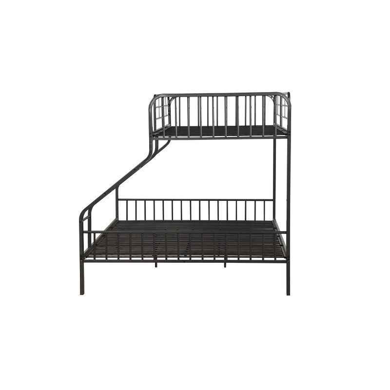 Twin XL/Queen Caius Bunk Bed Gunmetal - Acme Furniture
