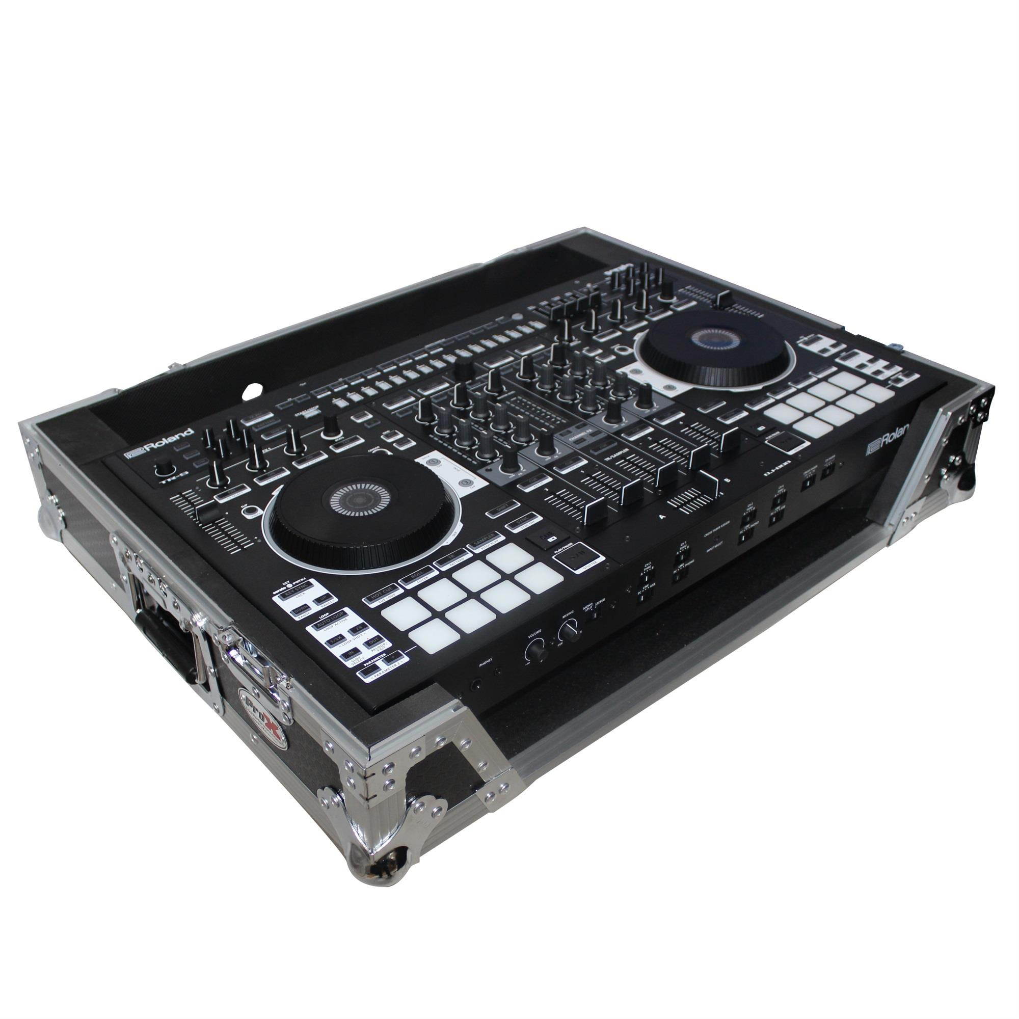Digital Controller Flight Case W/Wheels for Roland DJ-808 or Denon MC7000