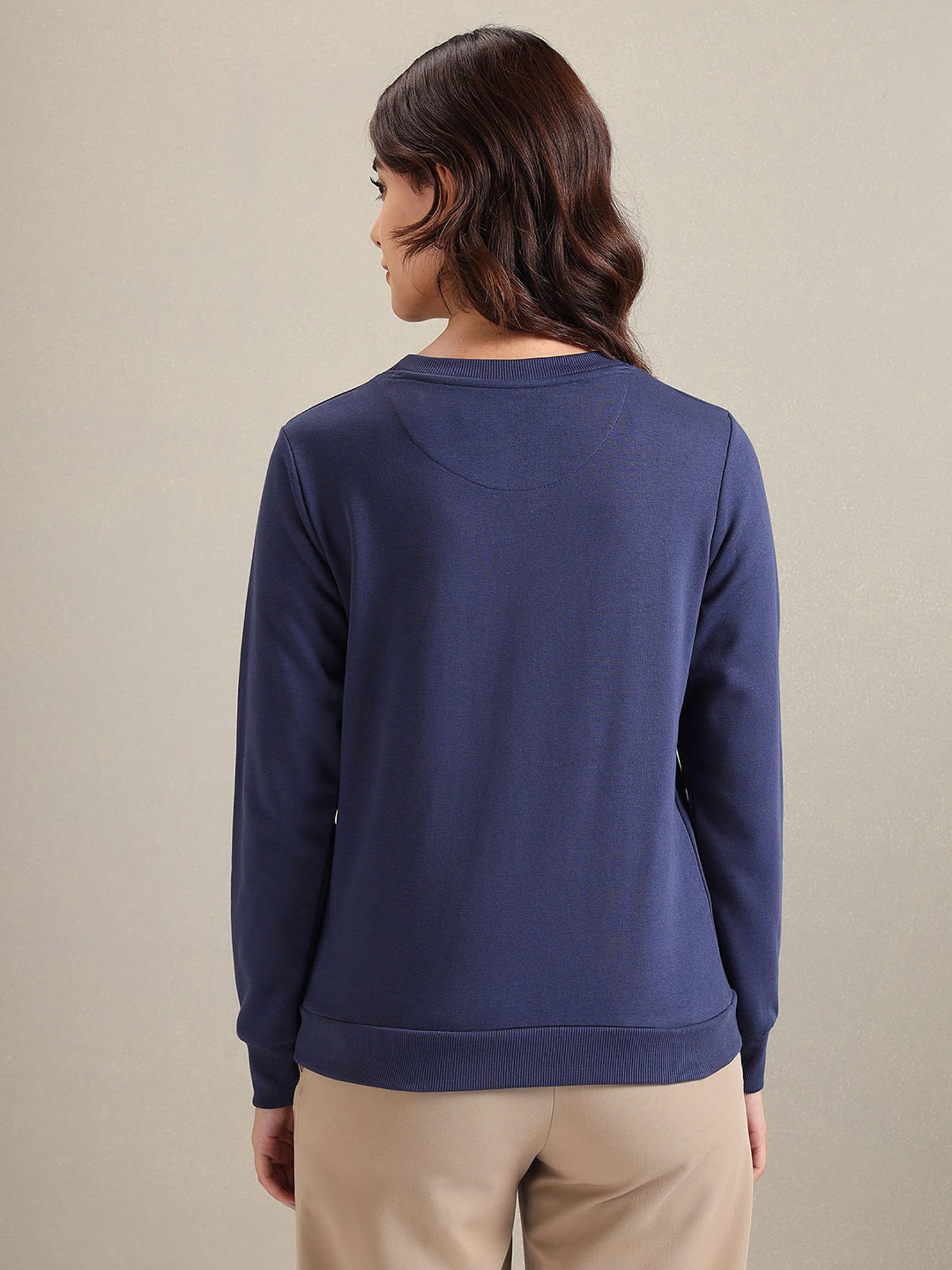 U.S. Polo Assn. Navy Printed Sweatshirt