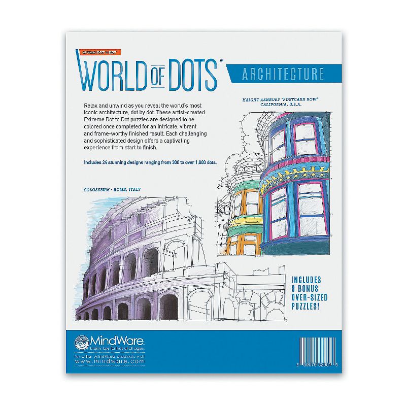 MindWare Extreme Dot To Dot World Of Dots: Architecture - Brainteasers