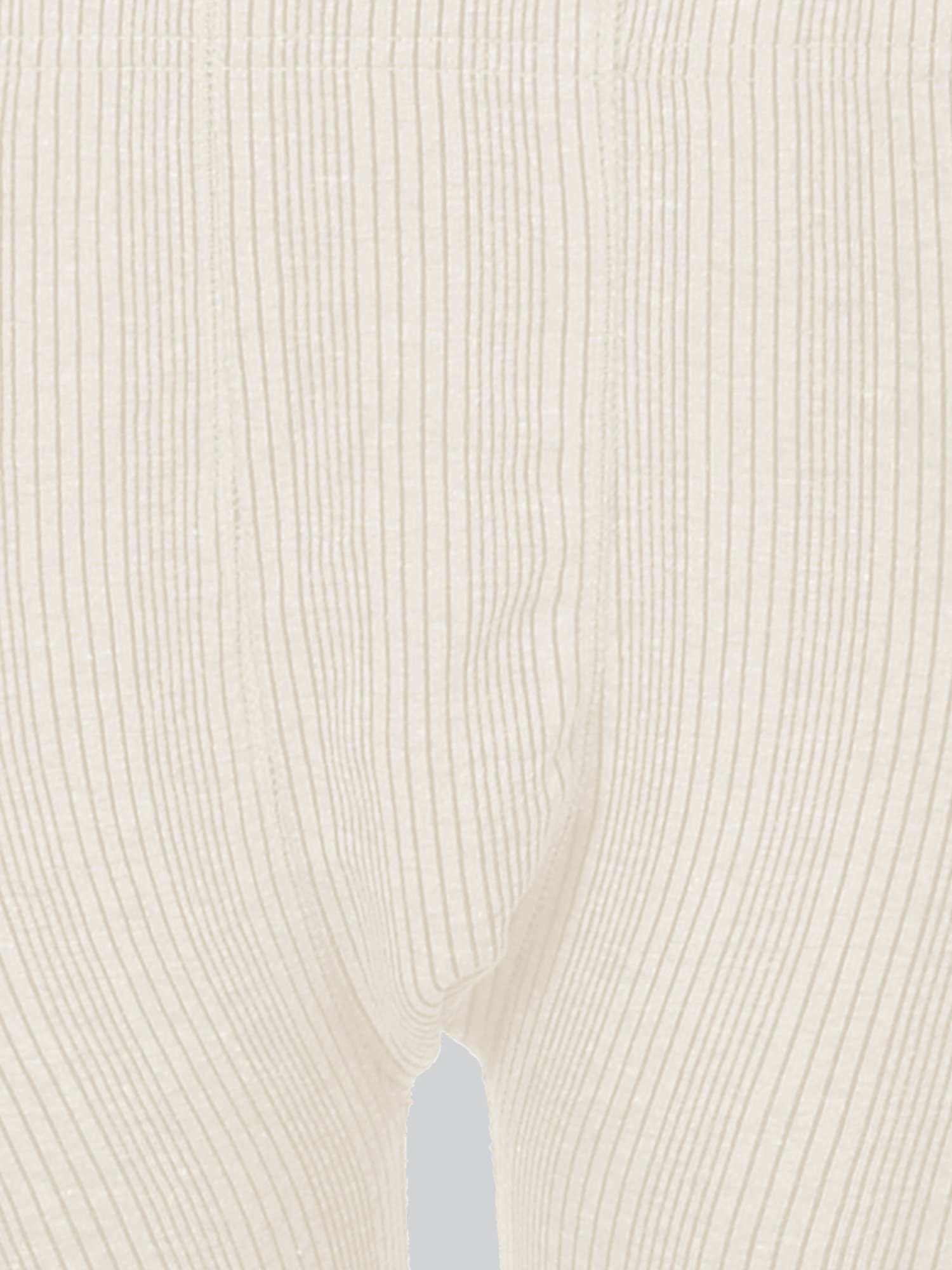 LUX Inferno Off-White Striped Thermal Tank Top Leggings Set - Pack Of 2