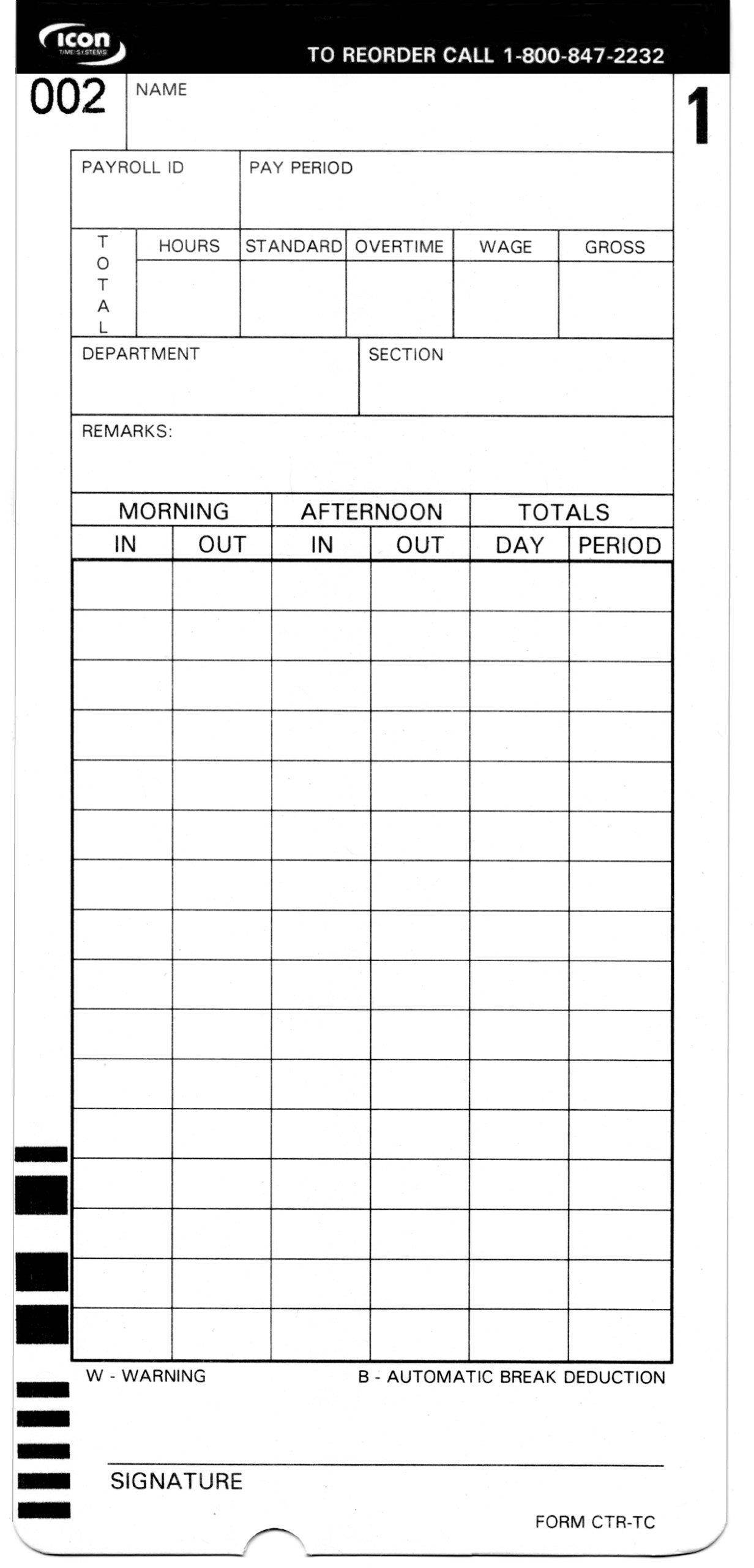 The CT-900 Calculating Time Recorder-designed for companies with less than 100 employees. Industry first value-adds include:free operational battery backup and free lifetime customer support.