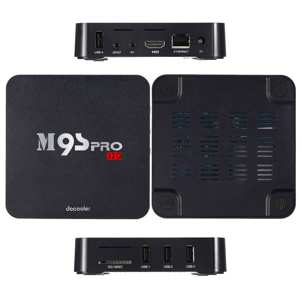 Docooler M9S-PRO Smart Android 6.0 TV Box Amlogic S905X 3G / 32G