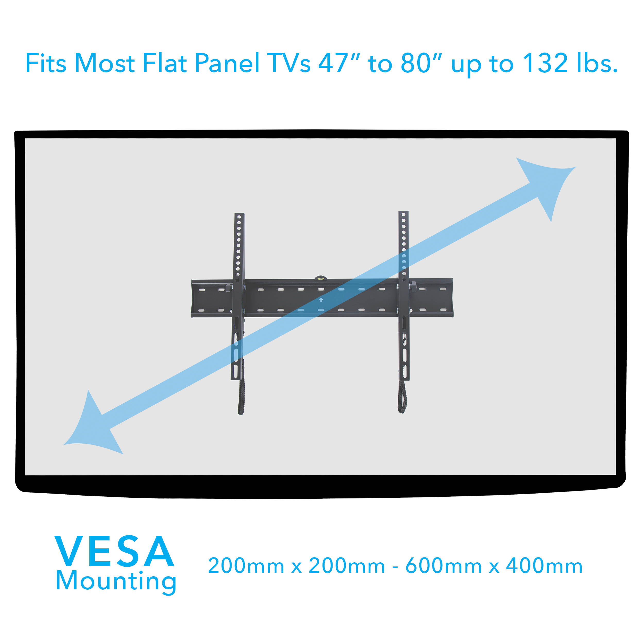 Tilting 47"-80" TV Wall Mount